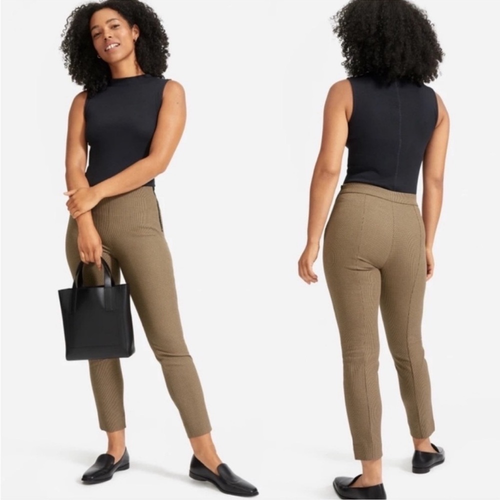 Everlane side zip cotton stretch cropped pant size 00